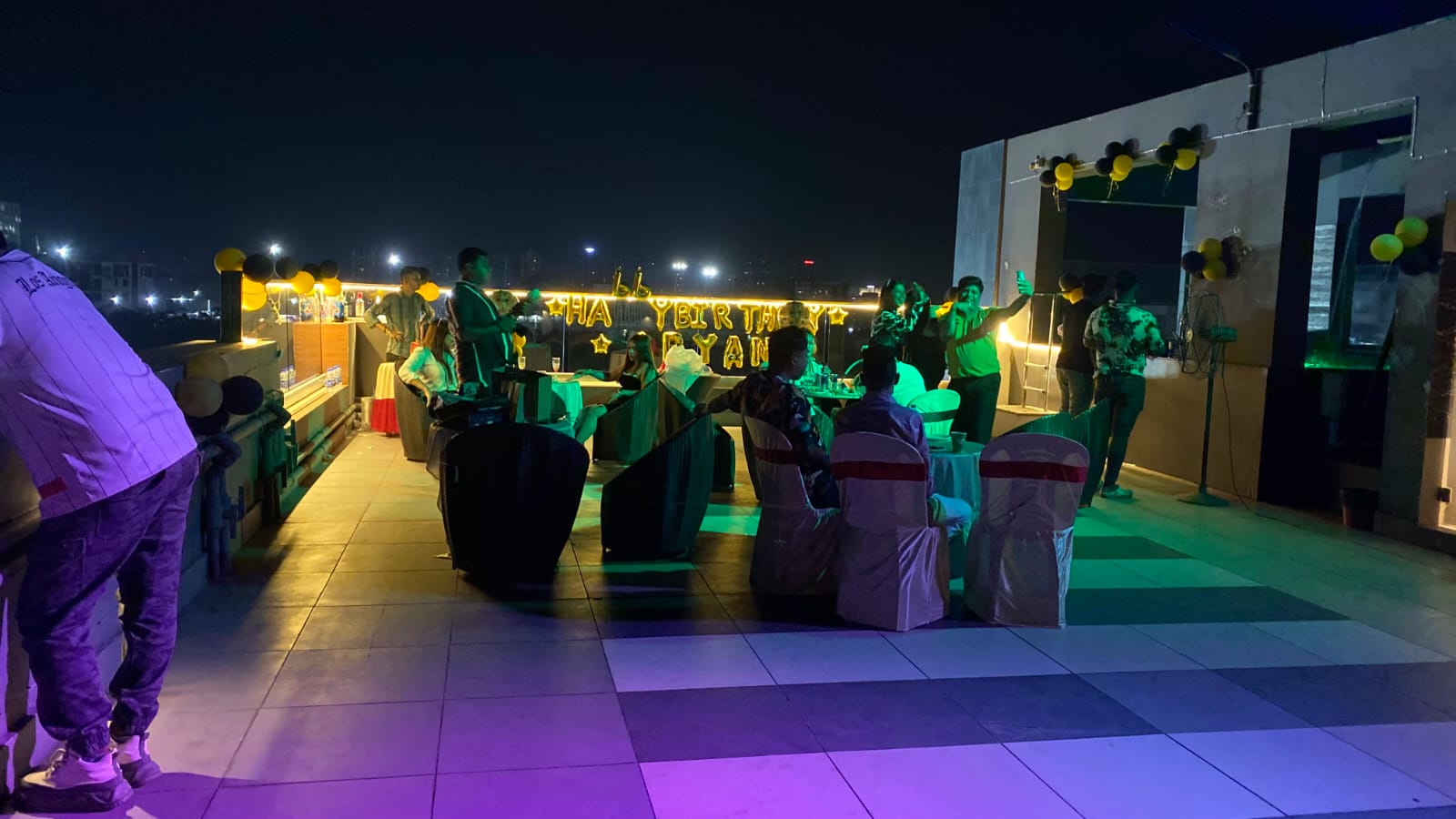 Rooftop Evening